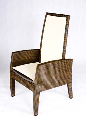 Les Jardins Out Of Blue Kahuna Patio Dining Chair with Cushion