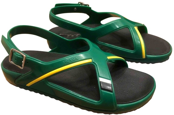 prada rubber sandals