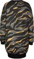 Thumbnail for your product : DKNY Wool Print Oversized Pullover