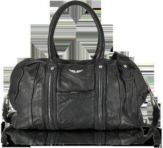 Zadig & Voltaire Beha Deep Dye Marine Leather Satchel Bag