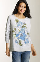 Thumbnail for your product : J. Jill Artistic placed floral sweatshirt