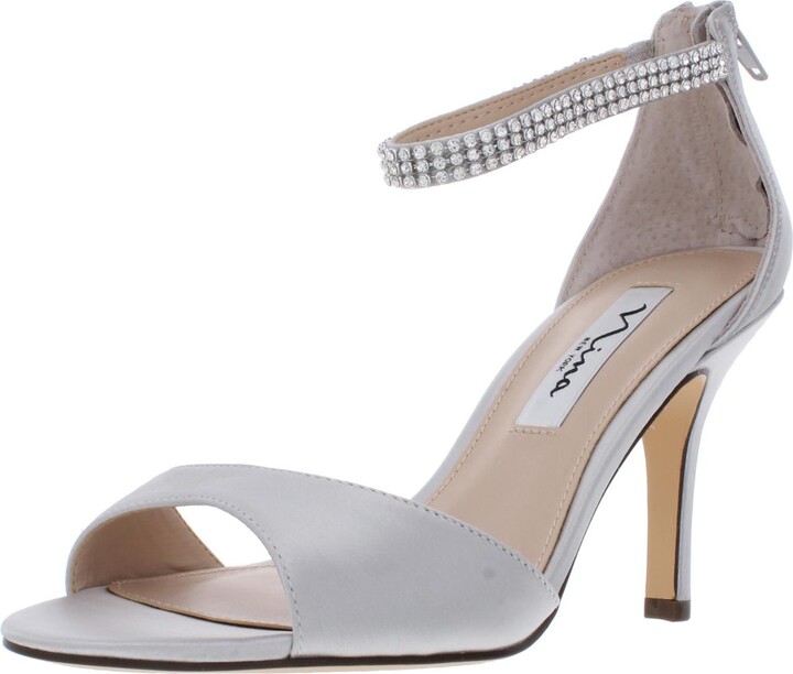 Nina Women's Silver Sandals on Sale | ShopStyle
