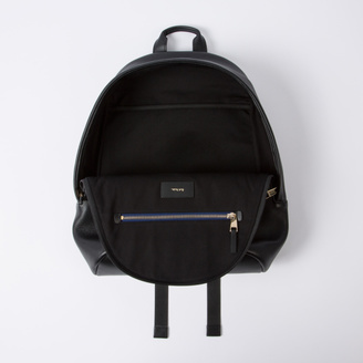Paul Smith Men's Black Leather 'City Webbing' Backpack