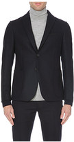 Thumbnail for your product : Z Zegna 2264 Z Zegna Knit-collar tailored wool jacket - for Men