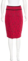 Thumbnail for your product : Magaschoni Lace Pencil Skirt