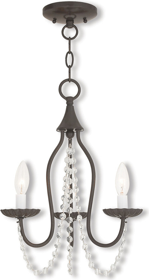 Livex Lighting Livex Alessia 3-Light English Bronze Mini Chandelier