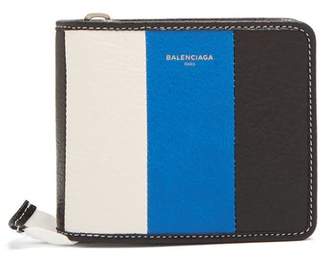 Balenciaga Bazar Zip-around Leather Wallet - Mens - Multi