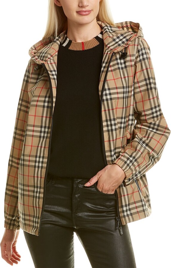 Burberry Vintage Check Hooded Jacket - ShopStyle