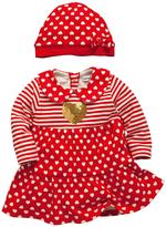 Thumbnail for your product : Ladybird Baby Girls Heart Dress and Hat
