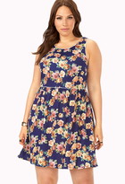 Thumbnail for your product : Plus Retro Floral Fit & Flare Dress