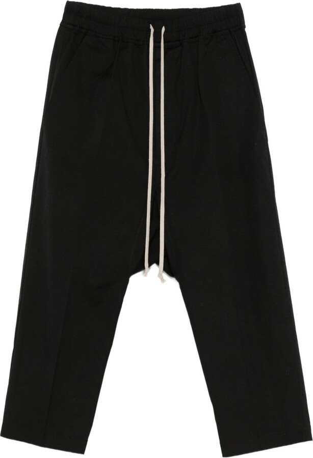 Rick Owens Drawstring Cropped Trousers