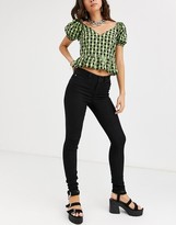 Thumbnail for your product : Noisy May Lucy high waist skinny jeans 34 leg