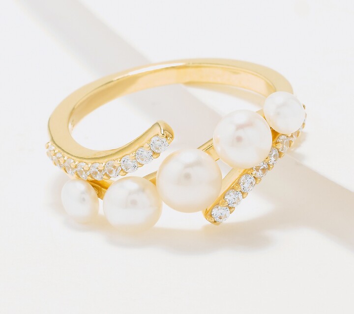Honora Multi Cultured Pearl Ring, Sterling Silver