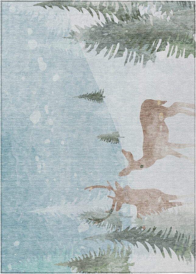 Autograph Addison Holiday Washable Indoor/Outdoor ACN1821 5'x7'6\