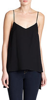 Thumbnail for your product : Theory Vaneese Silk Hi-Lo Trapeze Tank