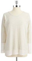 Thumbnail for your product : Sanctuary Mixed Media Pullover Top