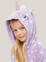 Thumbnail for your product : John Lewis & Partners Kids' Unicorn Fleece Onesie, Lavender