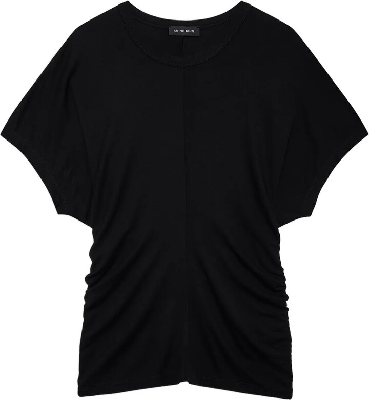 Anine Bing Zadig draped-effect T-shirt