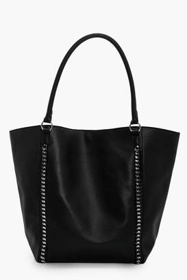 boohoo Chain Detail Shopper Bag