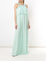 Thumbnail for your product : Nk Silk Ruffled Long Dress