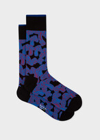 Thumbnail for your product : Paul Smith Men's Black 'Mushroom' Socks