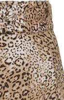 Thumbnail for your product : Faithfull The Brand Luda Belted Leopard-Print Crepe Midi Skirt