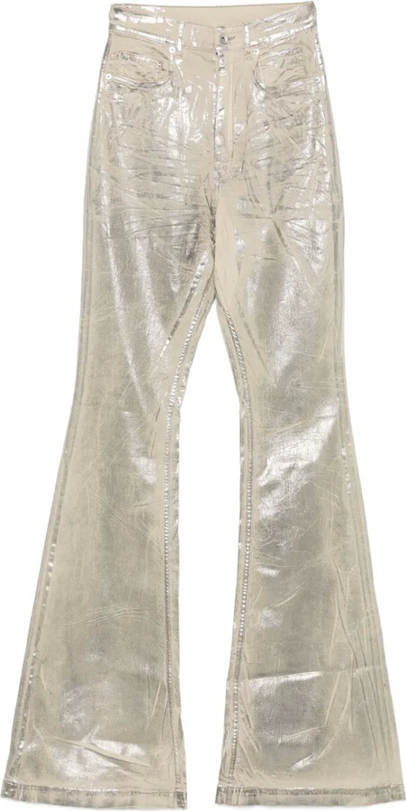 Rick Owens Bolan metallic jeans