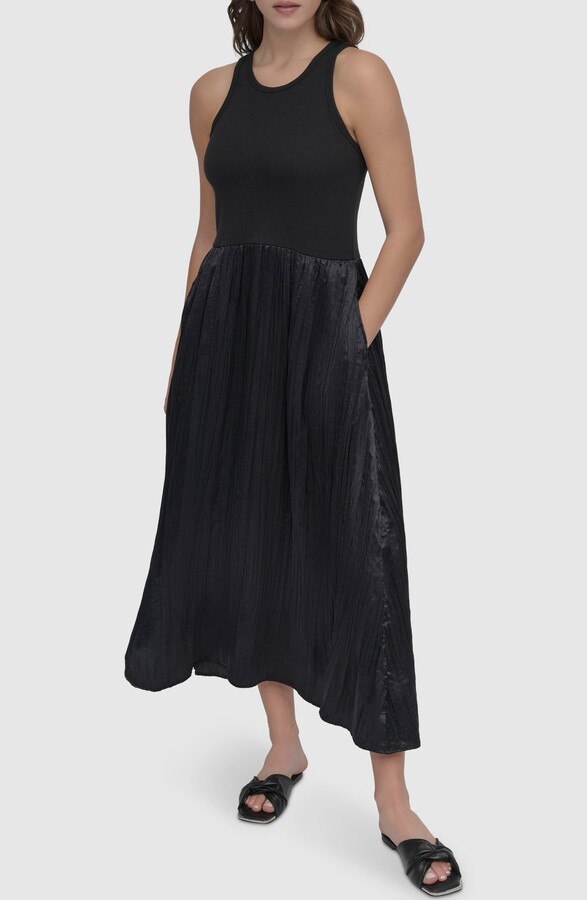 Mixed Media Maxi Dress