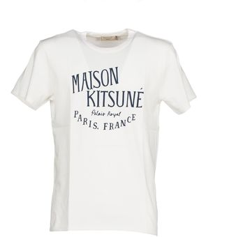 Kitsune Maison Logo Print T-shirt
