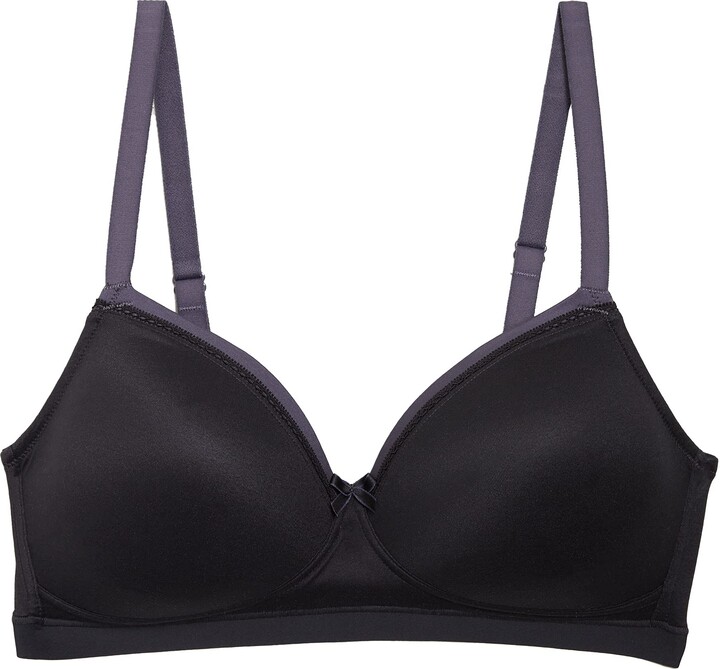 MARKS & SPENCERS ORGANIC COTTON NON WIRED MATERNITY BRA BLACK