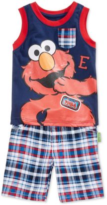 Nannette 2-Pc. Elmo Graphic-Print Tank Top and Shorts Set, Toddler and Little Boys (2T-7)