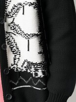 Thumbnail for your product : RED Valentino Patterned Intarsia-Knit Cardigan