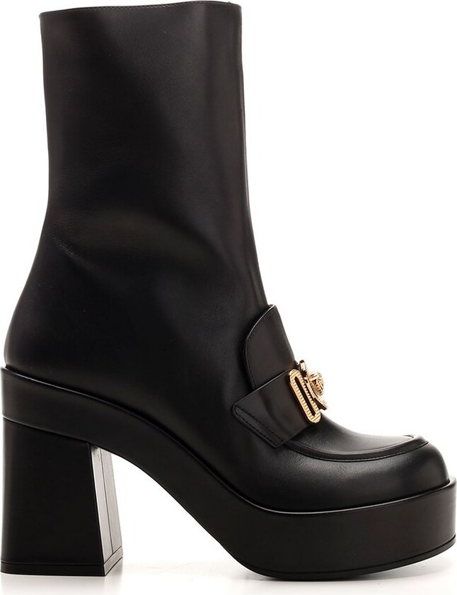 Versace Medusa Biggie SlipOn Platform Boots ShopStyle