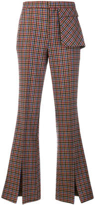Each X Other tweed flared trousers