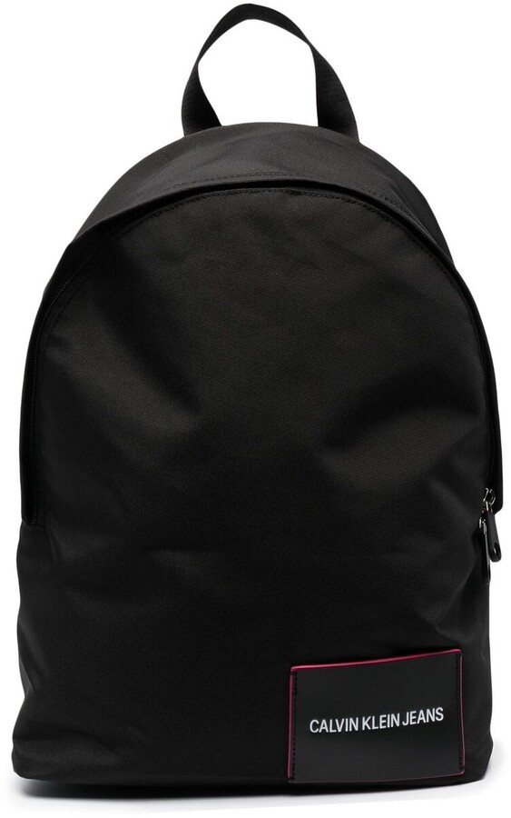 calvin klein jeans patch backpack