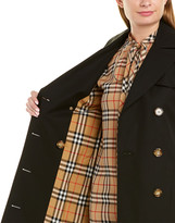 Thumbnail for your product : Burberry Vintage Check Tie-Neck Silk Shift Dress