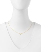 Thumbnail for your product : Sydney Evan SHY by B Initial Pendant Necklace with Diamond