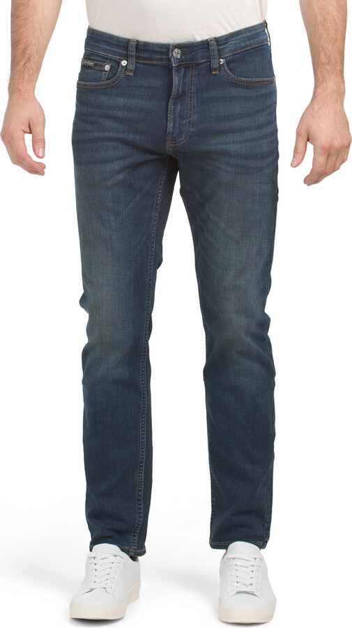 Calvin Klein Men's Blue Slim Jeans | ShopStyle