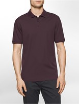 Thumbnail for your product : Calvin Klein Classic Fit Liquid Cotton Striped Polo Shirt