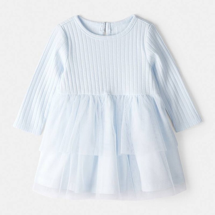 Baby Girls Carter's Tulle Long-Sleeve Dress