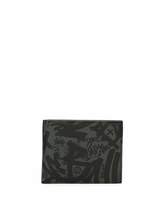 Bally Bevye Graffiti-Print Leather Wallet, Gray
