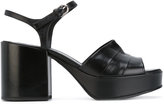 Jil Sander - block heel sandals - women - Cuir/Kid Leather - 38