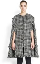 Thumbnail for your product : MSGM Zip-Front Tweed Cape