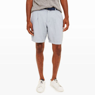 Club Monaco Double-Pleated Linen Shorts