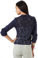 Thumbnail for your product : Delia's Crochet Back Blazer
