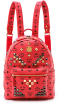 Thumbnail for your product : MCM Small Stark Studded Backpack