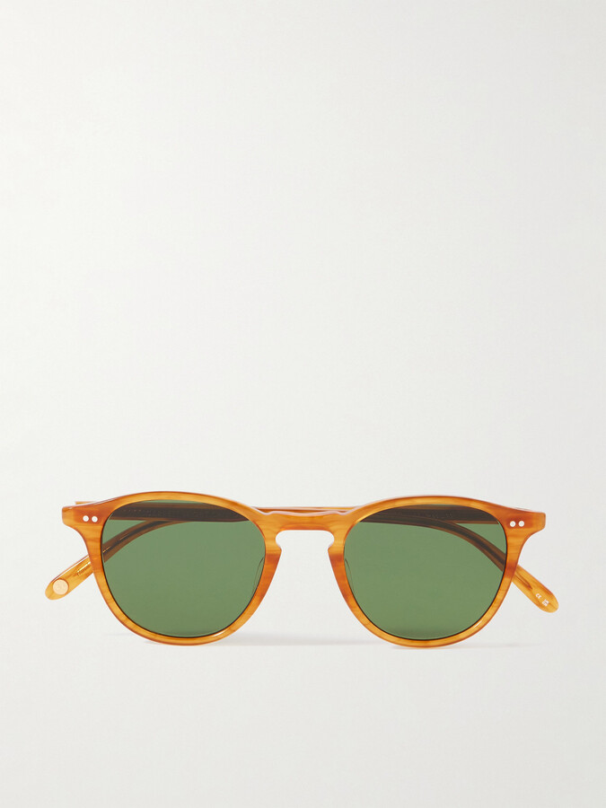 Garrett Leight California Optical Hampton Round-Frame Acetate Sunglasses
