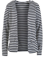 Thumbnail for your product : Sass Long Lines Stripe Blazer