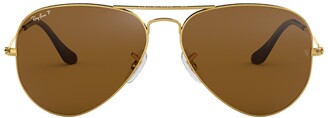 Ray-Ban Aviator Frame Polarised Sunglasses