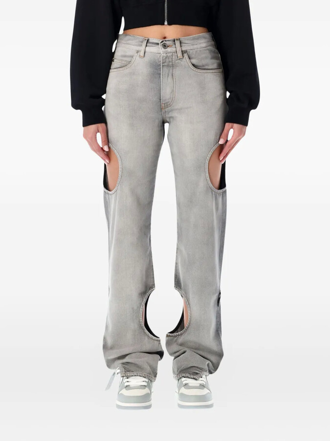 S layered work denim theredthread wh×bk THEREDTHREAD / ザレッドスレッド】S layered work denim